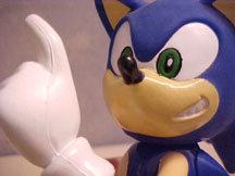 Toy Island Sonic face