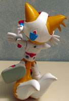 Toy Island Space fighters Tails figure back