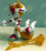 Toy Island Space fighters Tails figure side