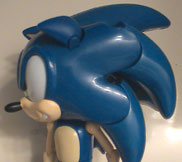 Super Poser Sonic spikes bend down