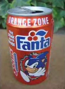 Sonic Fanta Can