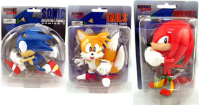 Sonic, Tails & Knuckles PVC Figures