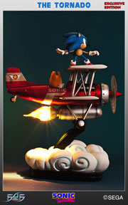 Sonic the Hedgehog tornado diorama exclusive