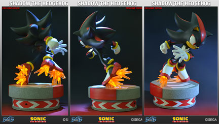 Shadow the Hedgehog exclusive statue