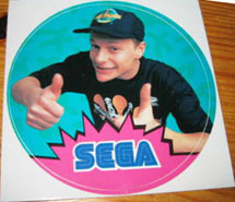 Sega German Sticker