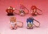 4 japan Sonic keychains