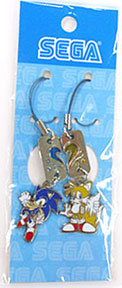 Sonic & Tails best friends charm