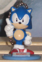 Sonic figure keychain