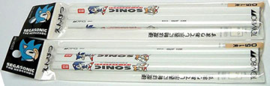 Classic looking Sonic X Pencils