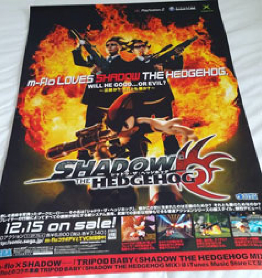 Odd Shadow the Hedgehog promotional game poster