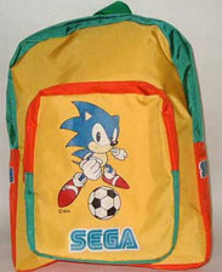 Sonic colorful soccer themed backpack