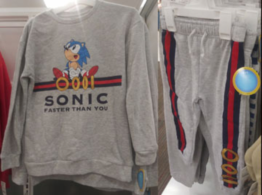 Sonic faster than you sweat shirt