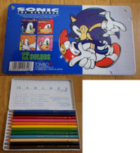 Sonic 12-colors pencil sets