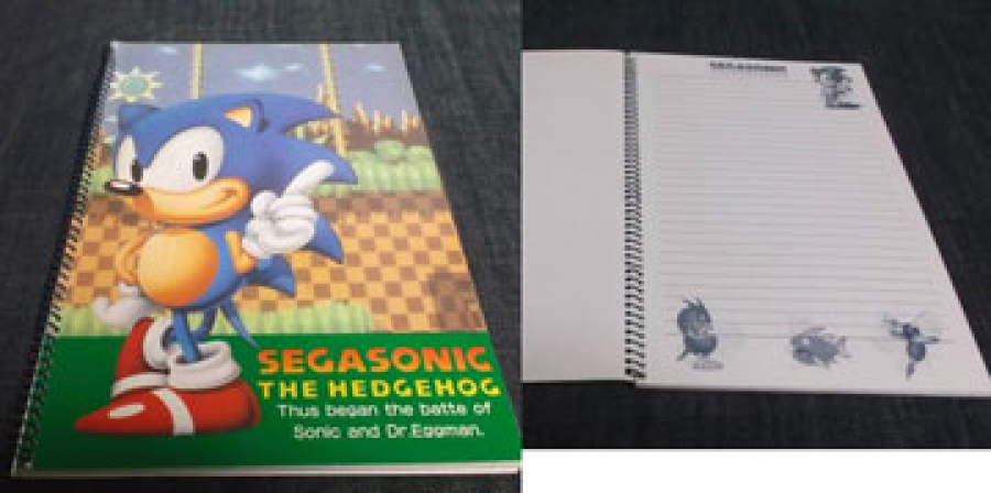 SegaSonic Spiral Notebook