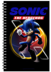 Spiral Sonic Movie Notebook