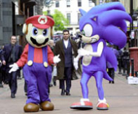 Sonic &amp; Mario costumes