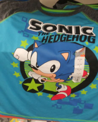 Kohls Sonic kids tee