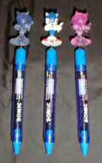 3 Sonic Figure pens