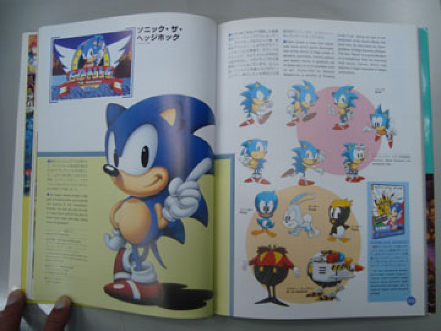 Sonic mysterious book pages